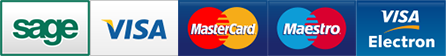 Visa, Mastercard, Maestro, Visa Electron & Delta